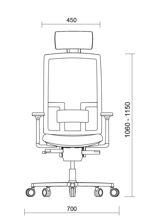 NURUS ME TOO BAŞLIKLI AÇIK GRİ ÇALIŞMA KOLTUĞU - 10
