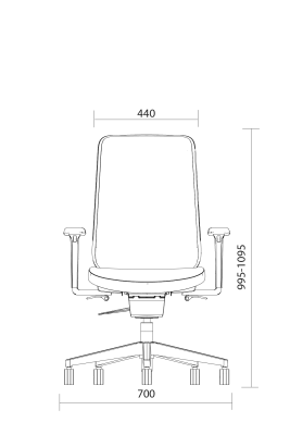 NURUS MOU PRO DYNAMIC AÇIK GRİ ÇALIŞMA KOLTUĞU - 5