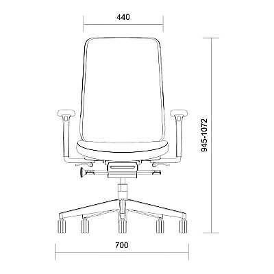 NURUS MOU PRO FRONT TILT ANTRASİT ÇALIŞMA KOLTUĞU - 10