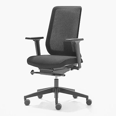 NURUS MOU PRO FRONT TILT SİYAH ÇALIŞMA KOLTUĞU - 8