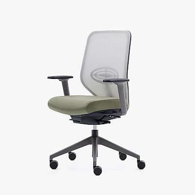 NURUS T-MEC PRO ÇALIŞMA KOLTUĞU - HAKİ/BEYAZ - 8