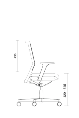 NURUS UNEO FLEX S1 GRİ ÇALIŞMA KOLTUĞU - 9