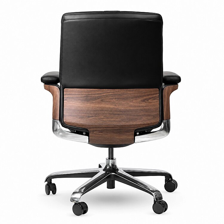 PEAK-B BLACK DERİ ÇALIŞMA KOLTUĞU - 4