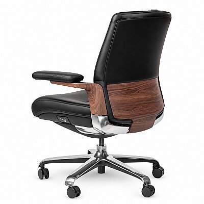 PEAK-B BLACK DERİ ÇALIŞMA KOLTUĞU - 5