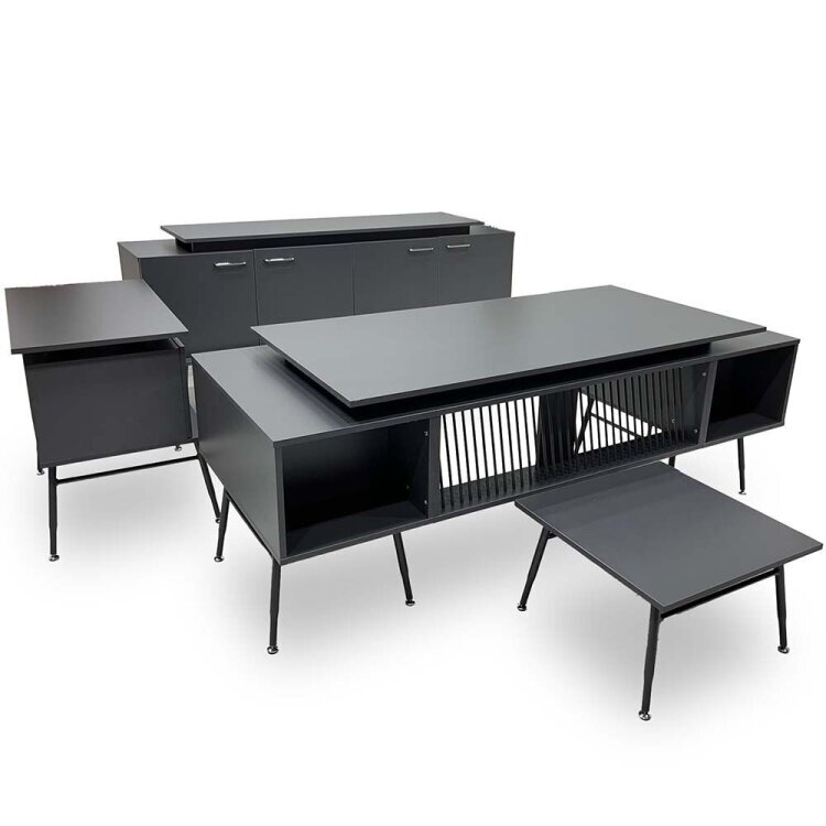 PİANO ANTRASİT MAKAM TAKIMI - 2