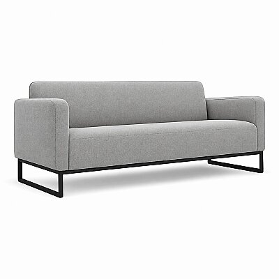 RİON ELEGANT AÇIK GRİ KUMAŞ 3'LÜ OTURMA GRUBU TAKIMI - 3