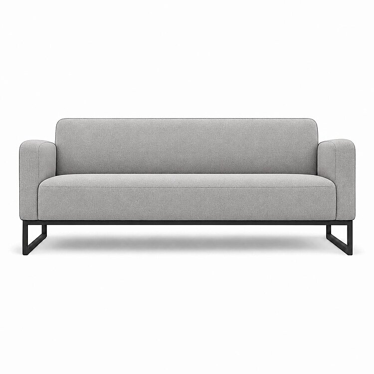 RİON ELEGANT AÇIK GRİ KUMAŞ 3'LÜ OTURMA GRUBU TAKIMI - 5