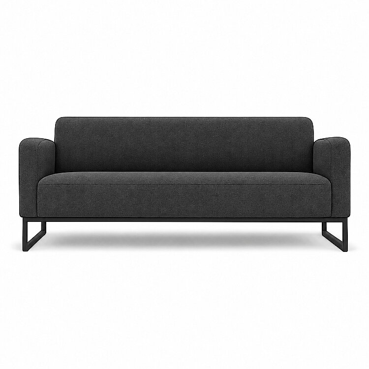 RİON ELEGANT KOYU GRİ KUMAŞ 3'LÜ OTURMA GRUBU TAKIMI - 5
