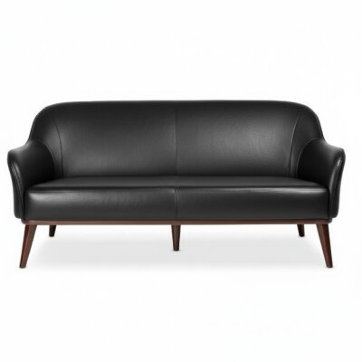 ROSE SİYAH DERİ 3'LÜ OTURMA GRUBU TAKIMI - 3