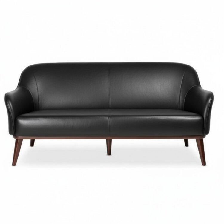 ROSE SİYAH DERİ 3'LÜ OTURMA GRUBU TAKIMI - 3