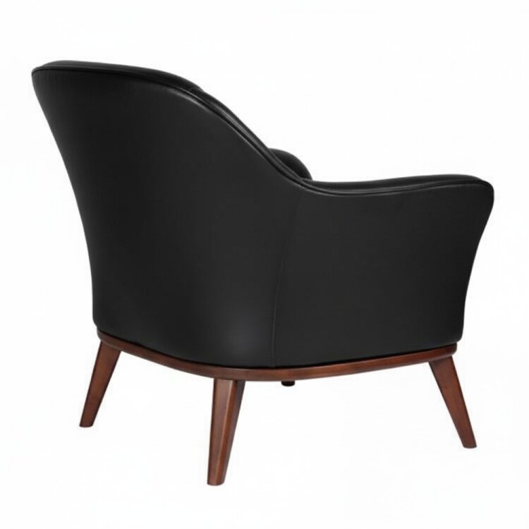 ROSE SİYAH DERİ 3'LÜ OTURMA GRUBU TAKIMI - 6