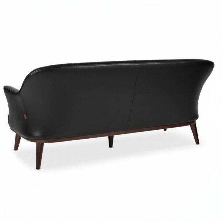 ROSE SİYAH DERİ 3'LÜ OTURMA GRUBU TAKIMI - 4