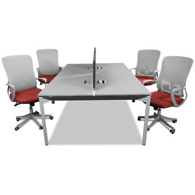 SES YALITIMLI DATAPORTLU 4'LÜ WORKSTATİON - 3