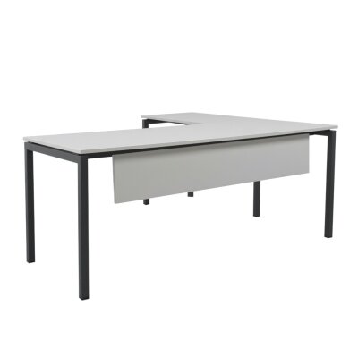 SMOOTH KÜL GRİ MDF L ÇALIŞMA MASASI - ATOM OFİS (1)