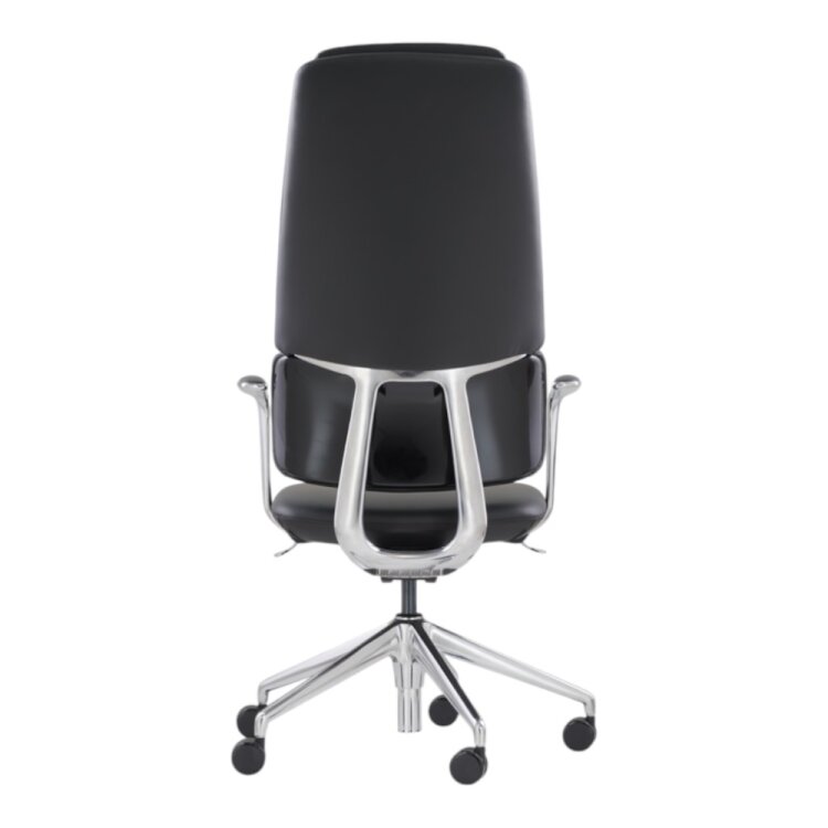 SWAN-A BLACK DERİ MAKAM KOLTUĞU - 5