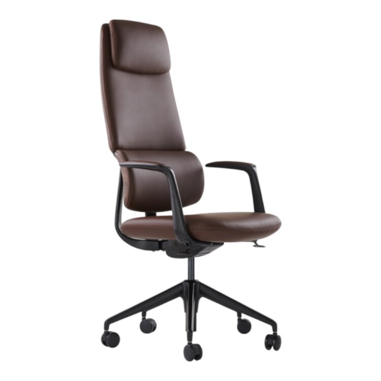 SWAN-A BROWN DERİ MAKAM KOLTUĞU - 2