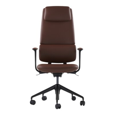 SWAN-A BROWN DERİ MAKAM KOLTUĞU - ATOM OFİS