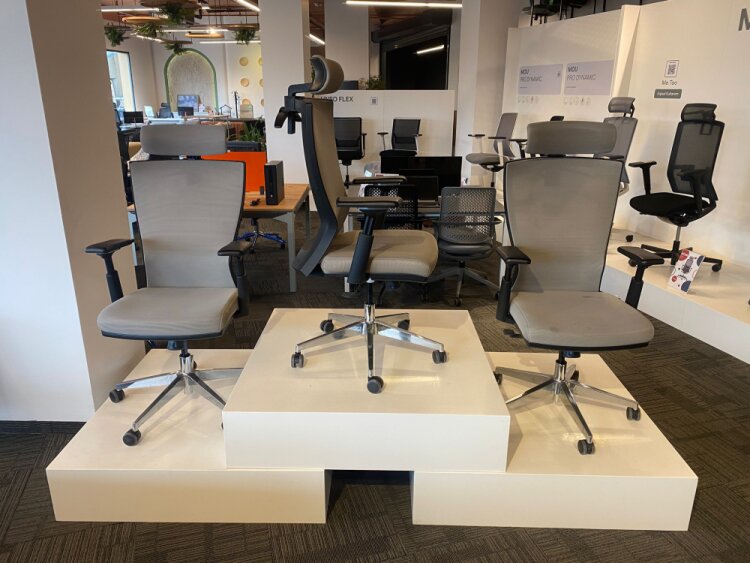 TİFFANY GRİ BAŞLIKLI YÖNETİCİ KOLTUĞU (1 YIL GARANTİ) - 3