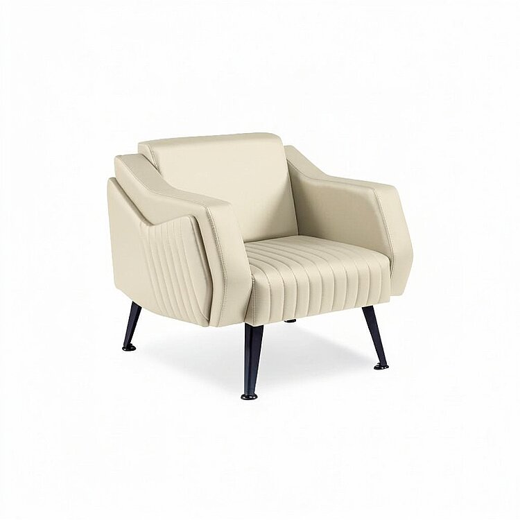 TRİOS KREM DERİ 3'LÜ OTURMA GRUBU TAKIMI - 4