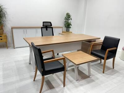 WALK TEAK YÖNETİCİ MASA TAKIMI - 2