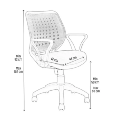 WİNNEY DERİ VE FİLELİ ÇALIŞMA KOLTUĞU - 6