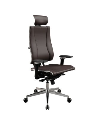 YOGA 4D KAHVERENGİ DERİ ERGONOMİK YÖNETİCİ KOLTUĞU - 14