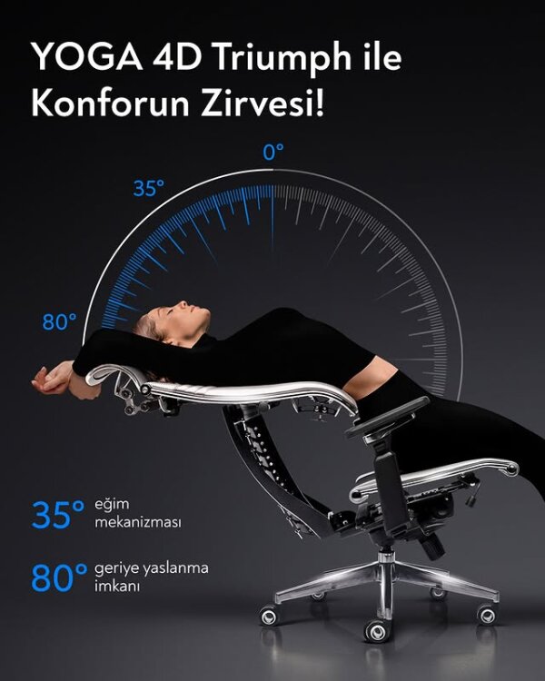 YOGA 4D KAHVERENGİ DERİ ERGONOMİK YÖNETİCİ KOLTUĞU - 5